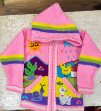 Load image into Gallery viewer, KID SWEATER - Arpillera Full Zip Hoodie Sweater - Size 4