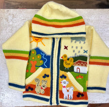 Load image into Gallery viewer, KID SWEATER - Arpillera Full Zip Hoodie Sweater - Size 4