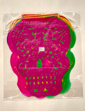 Load image into Gallery viewer, PAPEL PICADO - Sugar Skull Banner Large