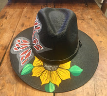 Load image into Gallery viewer, HAT- Hand Painted Panama Hat