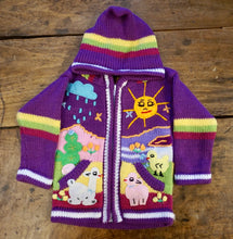 Load image into Gallery viewer, KIDS SWEATER - Arpillera Full Zip Hoodie Sweater - Size 0
