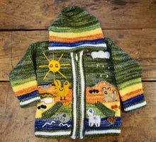 Load image into Gallery viewer, KIDS SWEATER - Arpillera Full Zip Hoodie Sweater - Size 0