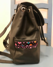 Load image into Gallery viewer, DAYPACK - Vegan Leather Chiapas Daypack - Black