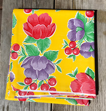 Load image into Gallery viewer, TABLECLOTH 48" x 70" Oilcloth Tablecloth - Poppy Yellow
