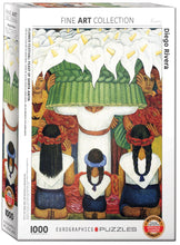 Load image into Gallery viewer, DIEGO RIVERA PUZZLE - Flower Festival - 1,000 Pieces