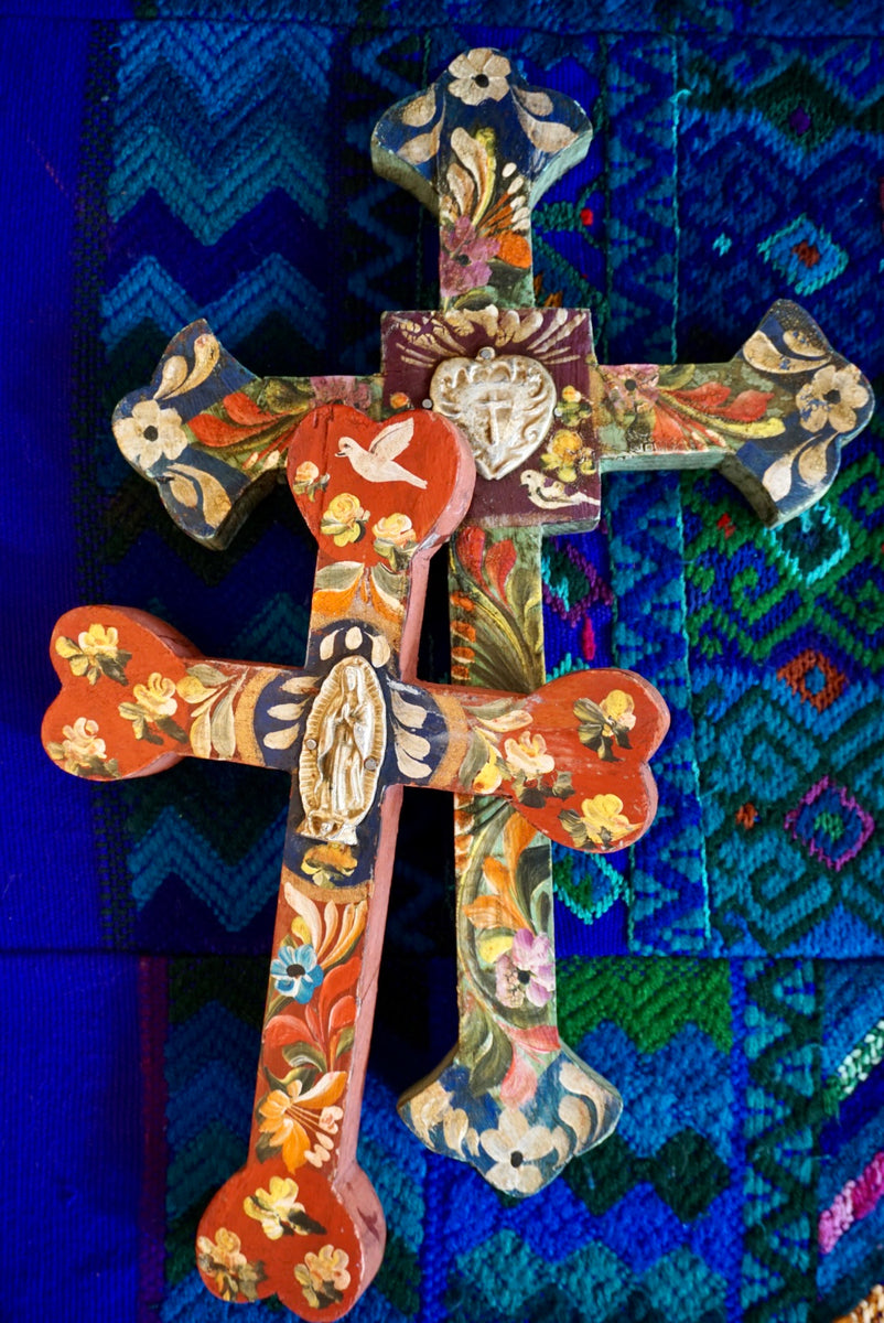 FOLK ART Blue Burro Imports