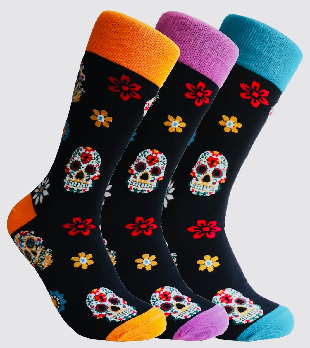 SOCKS - Women's Calavera Skull Socks