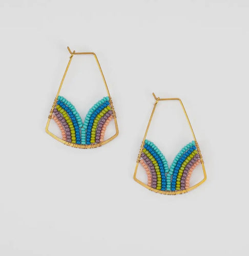 EARRINGS - Wellspring Beaded Hoops - 3 Colors