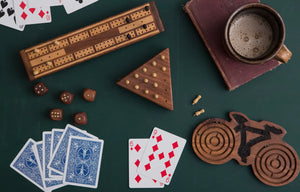 GAME- Wood Cribbage Game