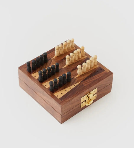 GAME - Mini Backgammon Travel Game