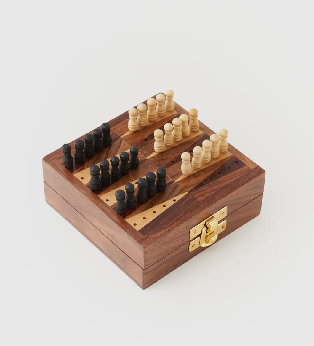 GAME - Mini Backgammon Travel Game