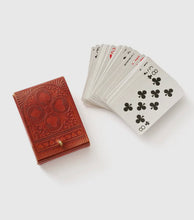 Load image into Gallery viewer, GAME - Embossed Leather Playing Card Set