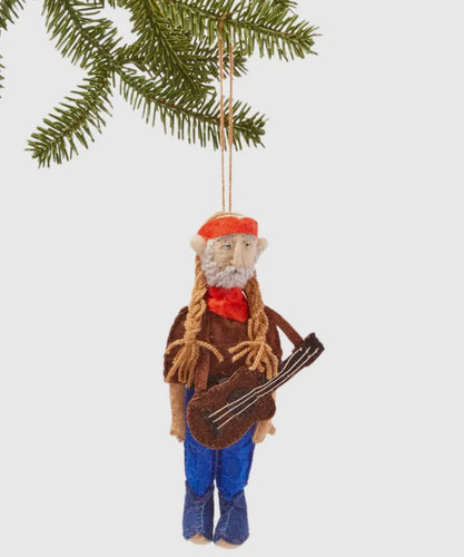 ORNAMENT - Willie Nelson (preorder - shipping Nov 7th)