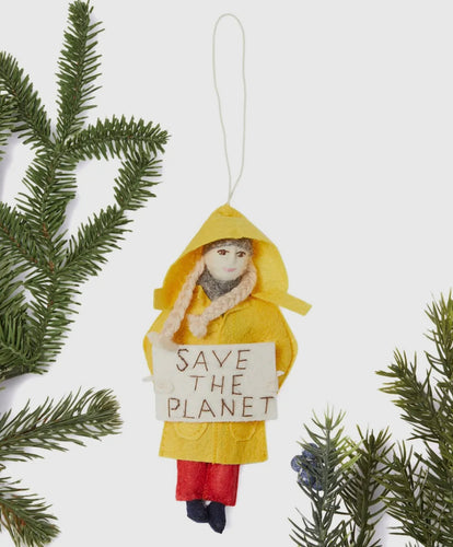 ORNAMENT - Greta Thunberg (preorder - shipping Nov 7th)