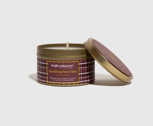 CANDLE - Sparkling Pear Cider Soy Candle  8 oz Tin