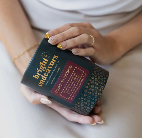 CANDLE - Coffee & Cashmere Soy Candle 11 oz Glass