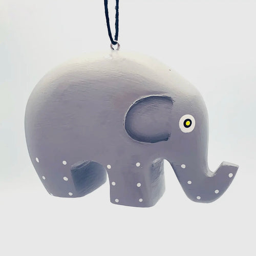 ORNAMENT - Elephant Balsa Ornament