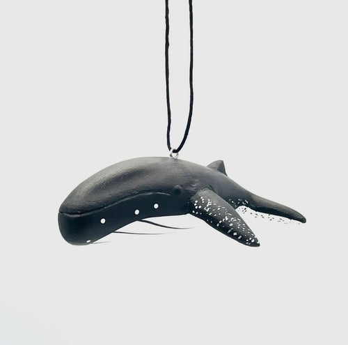 ORNAMENT - Humpback Whales Balsa Ornament