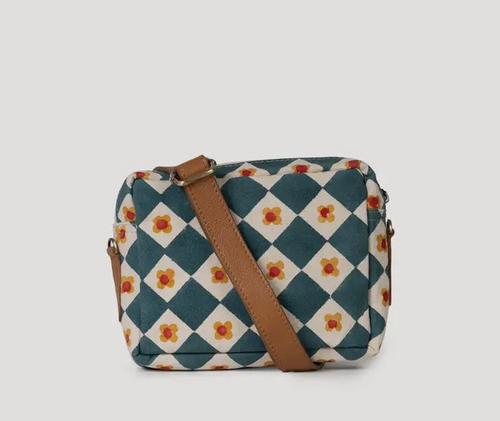 PURSE - “Camera Bag” Mini Flower Sling