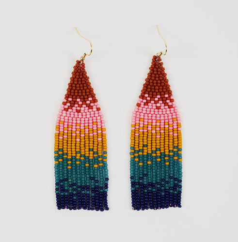 EARRINGS - Ombré Dangles - Deep Pop
