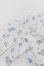 Load image into Gallery viewer, ONESIE - Baby Elephant Organic Zipper Footie