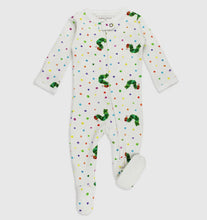 Load image into Gallery viewer, ONESIE - The Very Hungary Caterpillar Organic Zipper Footie