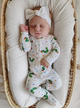 Load image into Gallery viewer, ONESIE - The Very Hungary Caterpillar Organic Zipper Footie