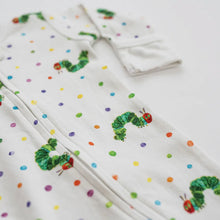 Load image into Gallery viewer, ONESIE - The Very Hungary Caterpillar Organic Zipper Footie