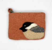 Load image into Gallery viewer, COIN BAG - Felted Chickadee