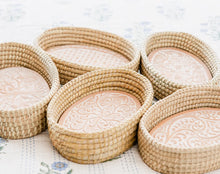 Load image into Gallery viewer, BREAD WARMER - Oval Birds In A Tree Bread Warmer w Stone