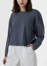 Load image into Gallery viewer, T-SHIRT- Long Sleeve Heavyweight Momentum Crop Tee
