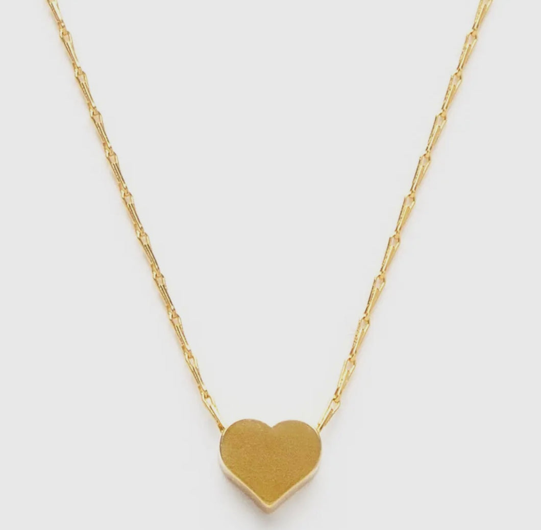 Amano Single Heart Necklace