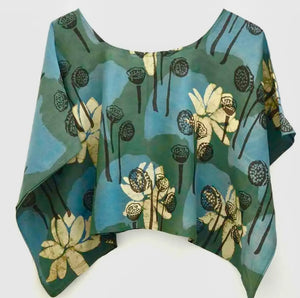Cotton Silk Crop Top