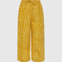 Load image into Gallery viewer, TROUSERS TENOS - Floral Burst Gold - Organic Cotton