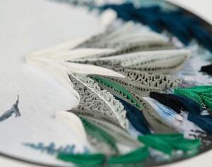 CARD - Quilled Mountain Scene