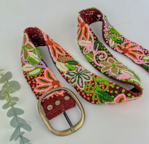 BELT- Peruvian Amaryllis Belt - 3 Sizes