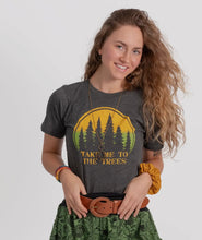 Load image into Gallery viewer, Trees Tee Green