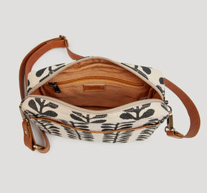 PURSE - “Camera Bag” Fern Block Printed