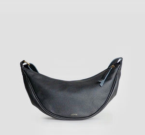 SLING - Moon Sling Leather Bag Black
