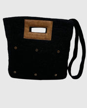 Load image into Gallery viewer, TOTE - Felted Wool &amp; Leather W Nesting Bird Patch