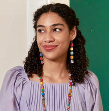 Load image into Gallery viewer, EARRINGS - Kantha Square Tiles