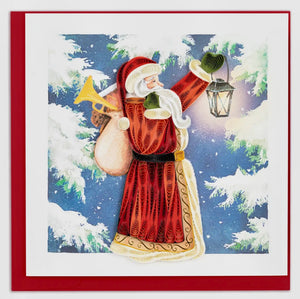 CARD - Kris Kringle Santa