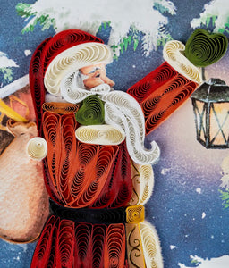 CARD - Kris Kringle Santa