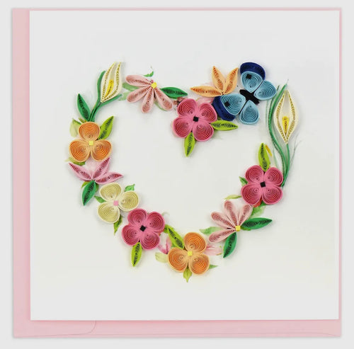 CARD - Heart Wreath