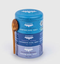 Load image into Gallery viewer, TEA - Early Gray Trio Tin Organic Loose W Spoon