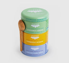 Load image into Gallery viewer, TEA - Organic Black, Green &amp; Herbal Tea Trio Tin W Spoon