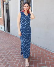 Load image into Gallery viewer, DRESS - Blueberry Organic Cotton Maxi Dress