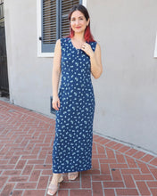 Load image into Gallery viewer, DRESS - Blueberry Organic Cotton Maxi Dress