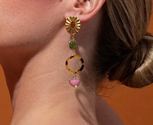 Load image into Gallery viewer, EARRINGS - Lucia Statement Jade Dangles