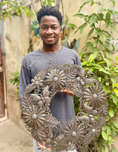Load image into Gallery viewer, HAITI - 23” Flower Butterfly Wreath
